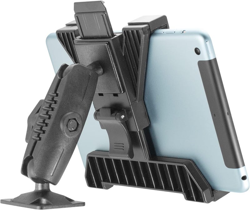 iBOLT TabDock Bizmount AMPs - Heavy Duty Drill Base Tablet Holder/Mount for All 7" - 10" Tablets- Great for Commercial Vehicles, Trucks, and Wall Mounting- Features 1 inch / 25mm Ball Joint - Image 1